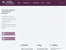 Tablet Screenshot of hotelisabellacatolica.com